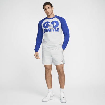 Nike Historic Raglan (NFL Seahawks) Men's Sweatshirt. Nike DK