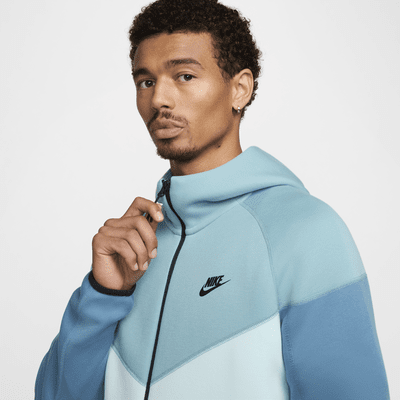 Nike Sportswear Tech Fleece Windrunner Tam Boy Fermuarlı Erkek Kapüşonlu Üst