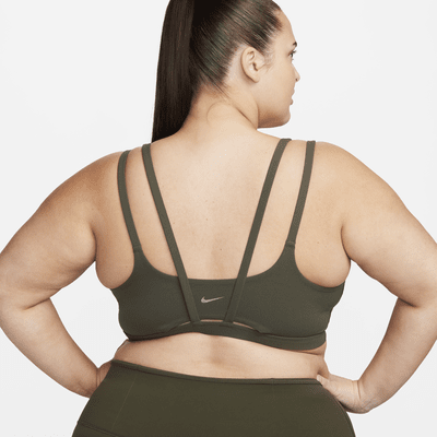 Plus Size Women Light Support Sports Bra Pullover Built Up Yoga