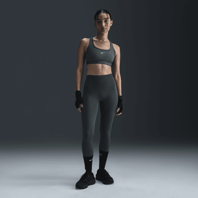 เลกกิ้งขายาวเอวสูงผู้หญิง Nike One Seamless Front