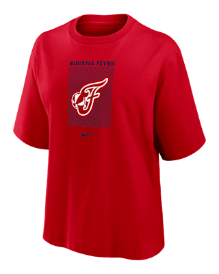 Женская футболка Indiana Fever Nike WNBA Boxy