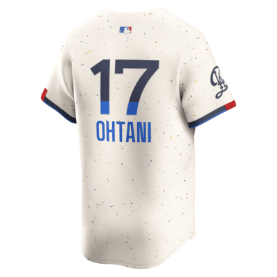 Jersey Nike Dri-FIT ADV de la MLB Limited para hombre Shohei Ohtani Los Angeles Dodgers City Connect