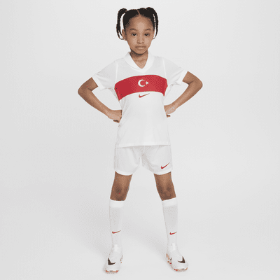 Türkei 2024/25 Stadium Home Nike Replica Fußballtrikot für jüngere Kinder