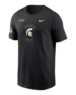 Мужская футболка Michigan State Military Appreciation Nike Dri-FIT College