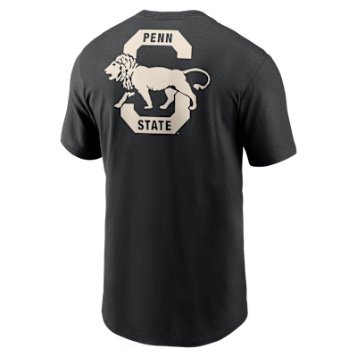 Playera universitaria Nike para hombre Penn State 2-Hit