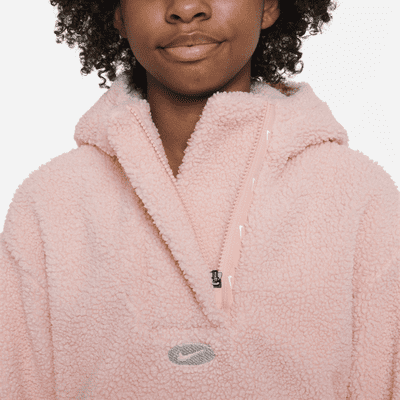 Nike Therma-FIT Icon Clash Big Kids' (Girls') 1/4-Zip Winterized Jacket