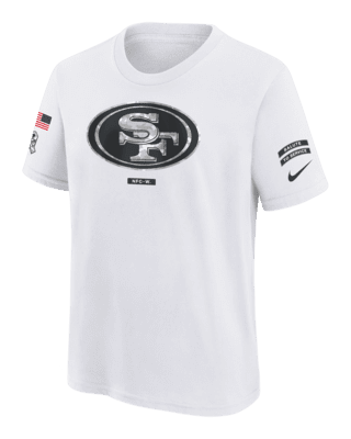 Подростковая футболка San Francisco 49ers Salute to Service Primary Edge Legend Big Kids' Nike Dri-FIT NFL