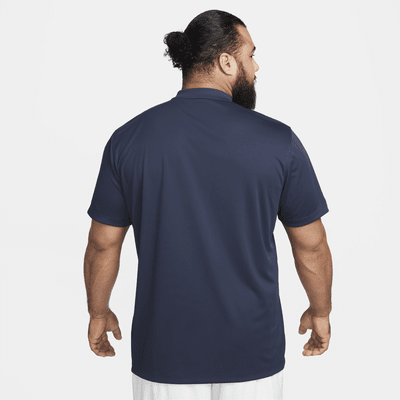 Polo de cuello en v de tenis para hombre NikeCourt Dri-FIT