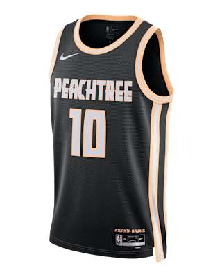 Мужские джерси Zaccharie Risacher Atlanta Hawks City Edition Nike NBA Swingman Jersey