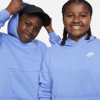 Nike Sportswear Club Fleece Big Kids' Pullover Hoodie (Extended Size)