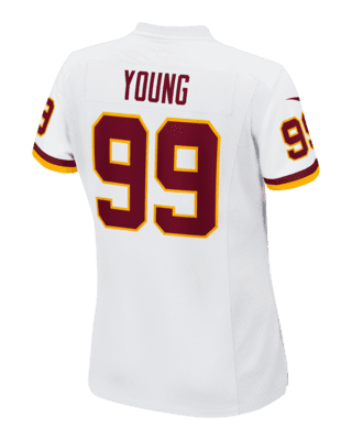 NFL Washington Football Team (Chase Young) Women's Game Football Jersey