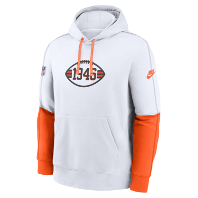 Sudadera con gorro sin cierre Nike de la NFL para hombre Cleveland Browns Logo Team Issue Club