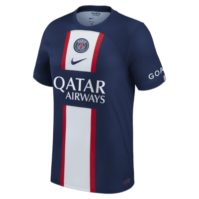 Jersey de fútbol Nike Dri-FIT del Paris Saint-Germain local 2022/23 Stadium (Sergio Ramos) para niños talla grande