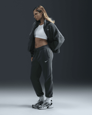 Женские  Nike Sportswear Phoenix Fleece Mid-Rise Sweatpants