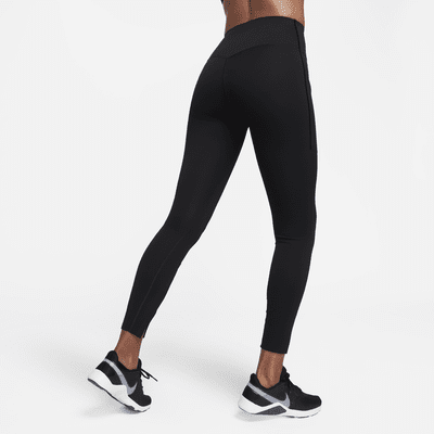 Leggings de largo completo y tiro alto de media sujeción con cierres y bolsillos para mujer Nike Universa