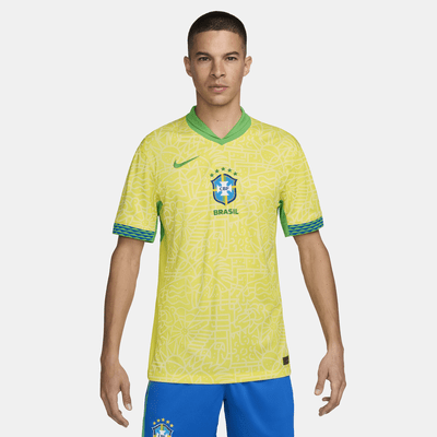 Jersey de fútbol Nike Dri-FIT replica de Brasil local 2024 Stadium para hombre