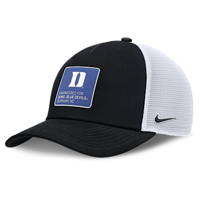 Gorra de rejilla universitaria Nike ajustable para hombre Duke On-Field Rise Engineered