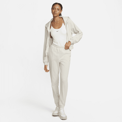 Pantalon de survêtement slim taille haute en tissu en molleton Nike Sportswear Chill Terry pour femme