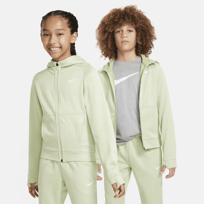Nike Therma-FIT Big Kids' Full-Zip Hoodie. Nike.com