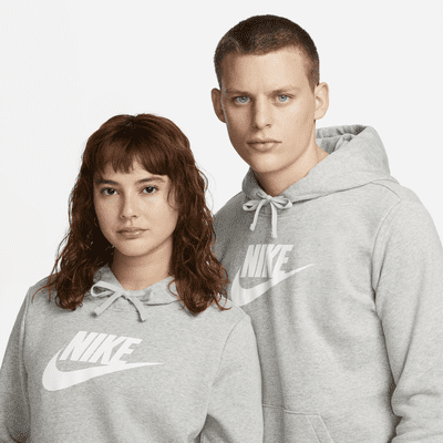 Sudadera con gorro sin cierre con logotipo para mujer Nike Sportswear Club Fleece