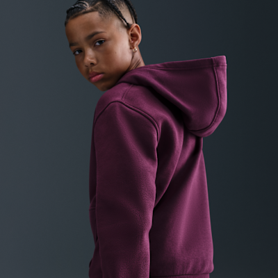 Felpa con cappuccio Kylian Mbappé Club Fleece con Dri-FIT – Ragazzo/a