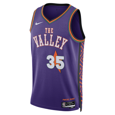 Kevin Durant Phoenix Suns 2024/25 City Edition Nike Dri-FIT Swingman NBA-jersey voor heren