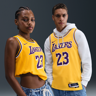 Los Angeles Lakers Icon Edition Men's Nike Dri-FIT NBA Swingman Jersey