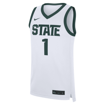 Michigan State Spartans Replica Men's Nike College Basketball Jersey