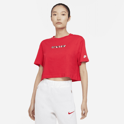 Querer pared pasado U.S. Women's Crop Soccer T-Shirt. Nike.com