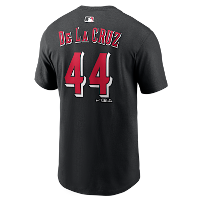 Playera Nike de la MLB para hombre Elly De La Cruz Cincinnati Reds