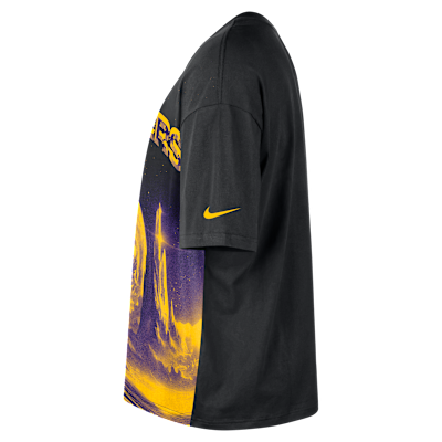 Los Angeles Lakers Courtside Nike NBA shirt met recht design voor heren