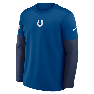 Indianapolis Colts Scripted To Win Sideline Coach Men's Nike Therma-FIT NFL Long-Sleeve T-Shirt