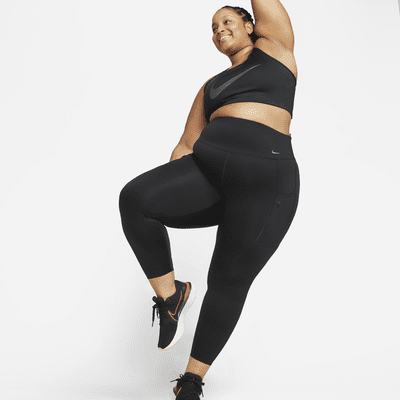 Nike Go Women's Firm-Support High-Waisted 7/8 Leggings with Pockets (Plus  Size). Nike.com