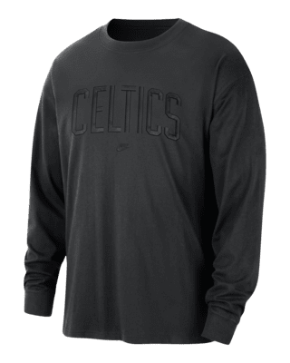 Мужская футболка Boston Celtics Courtside Premium Essential Nike NBA Long-Sleeve