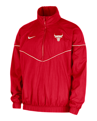 Мужская куртка Chicago Bulls Courtside Windrunner Nike NBA Anorak для бега