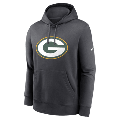 Green Bay Packers Club Logo Men's Nike NFL Pullover Hoodie