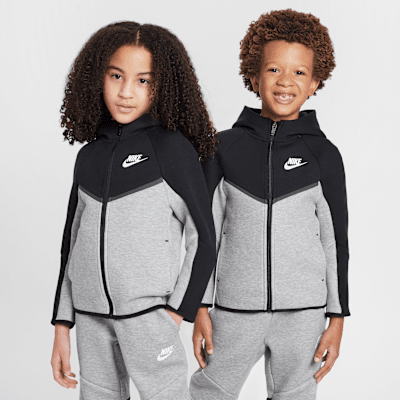 Nike Sportswear Conjunto de dos piezas Tech Fleece con cremallera completa - Niño/a pequeño/a