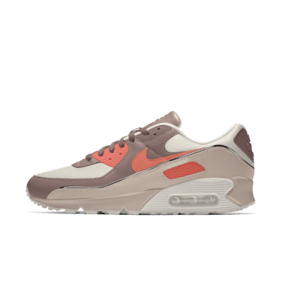 фото Кроссовки с индивидуальным дизайном nike air max 90 unlocked by you - коричневый