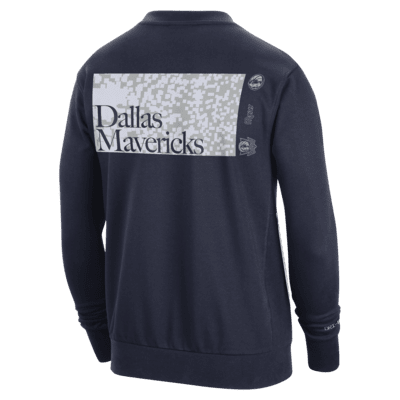 Dallas Mavericks Standard Issue Men's Nike Dri-FIT NBA Crew-Neck Sweatshirt