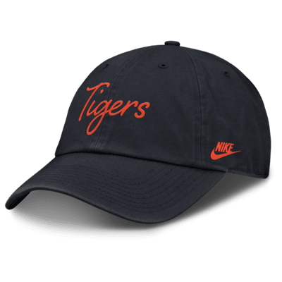 Gorra Nike de la MLB ajustable para mujer Detroit Tigers Cooperstown Script