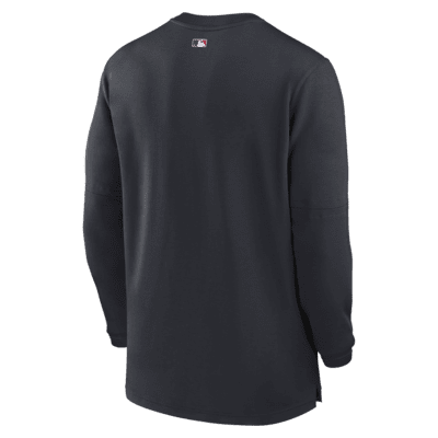 Cleveland Guardians Authentic Collection Game Time Men's Nike Dri-FIT MLB 1/2-Zip Long-Sleeve Top