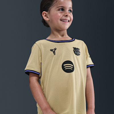 Segunda equipación Stadium FC Barcelona 2025/26 Equipación de tres piezas de fútbol Replica Kobe - Niño/a pequeño/a