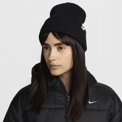 Nike Peak Strick-Beanie mit Waffelmuster