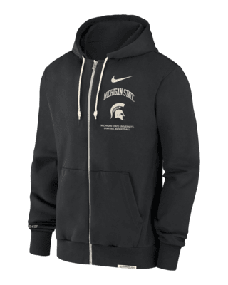 Мужское худи Michigan State Spartans On-Court Basketball Men’s Nike Dri-FIT College Full-Zip Hoodie для баскетбола