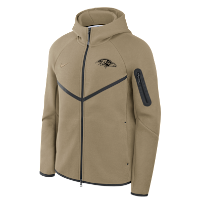 Chamarra con gorro Tech Fleece Windrunner de los Baltimore Ravens