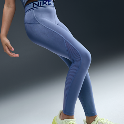 Nike Pro Girls' Mid-Rise Leggings