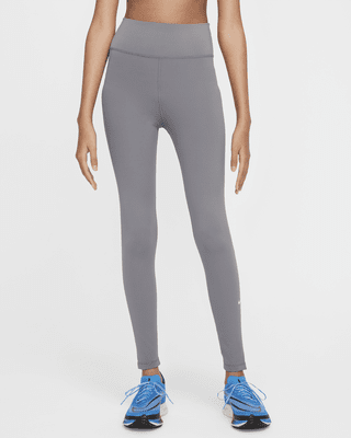 Подростковые тайтсы Nike One Big Kids' (Girls') Dri-FIT High-Waisted Leggings