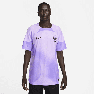 FFF 2022/23 Stadium Goalkeeper Men's Nike Dri-FIT Short-Sleeve Soccer Jersey