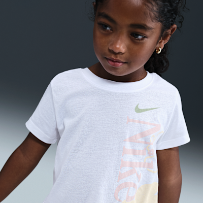 Nike Little Kids' Wild Flower T-Shirt and Mesh Shorts Set