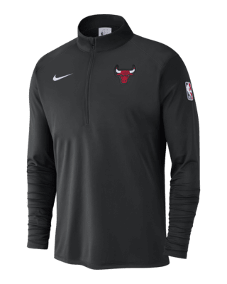 Мужские  Chicago Bulls Nike NBA 1/2-Zip Long-Sleeve Top